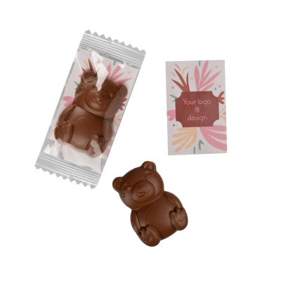 Picture of ADVERT CARD - CHOCOLATE BEAR