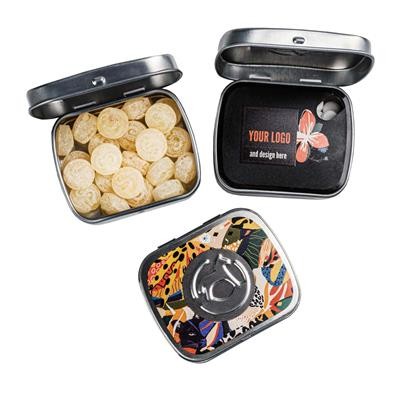 Picture of ADVERTISING SWEETS MINI RECTANGULAR TIN PRESS & PRINT.