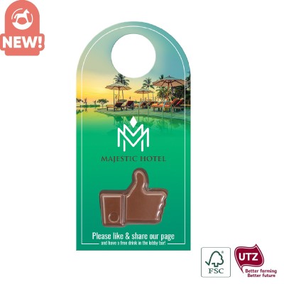 Picture of PROMOTIONAL HANGER with Chocolate.