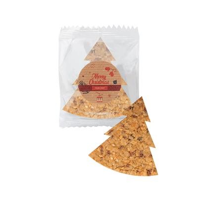 Picture of CHRISTMAS TREE SHAPE CEREAL BAR.