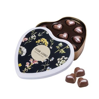 Picture of VELVET HEARTS TIN PRALINES.