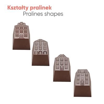 Picture of PRALINES DELIGHTFUL TENEMENT HOUSES 6 PIECES.