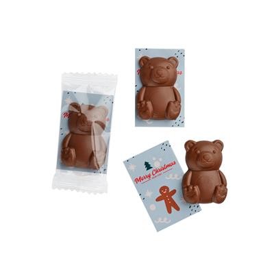 Picture of ADVERT CARD - CHOCOLATE BEAR