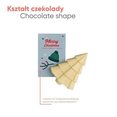 Picture of ADVERT CARD - CHOCOLATE CHRISTMAS TREE.