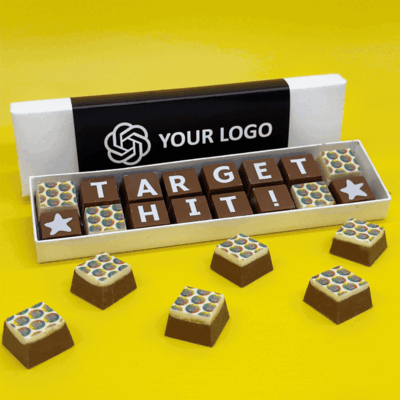Picture of BRANDED CHOCOLATE BOX - 16 CHOCOLATE.