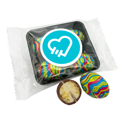 Picture of CONFECTIONERY - 4 EASTER MINI EGGS - FLOW WRAP
