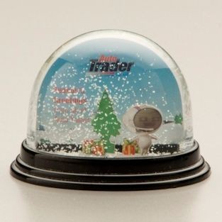 Picture of CLASSIC OVAL SNOW GLOBE SHAKER SNOW DOME SHAKER PAPERWEIGHT