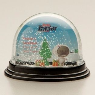 Picture of CLASSIC OVAL SNOW GLOBE SHAKER SNOW DOME SHAKER PAPERWEIGHT.