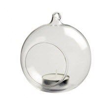 Picture of GLASS PROMOTIONAL TEALIGHT BAUBLE