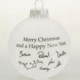 Picture of FROSTED GLASS PROMOTIONAL SIGNATURE BAUBLE