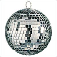 Picture of GLITTER MIRROR DISCO BAUBLE.