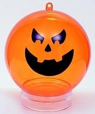 Picture of PROMOTIONAL PERSPEX HALLOWEEN BAUBLE.