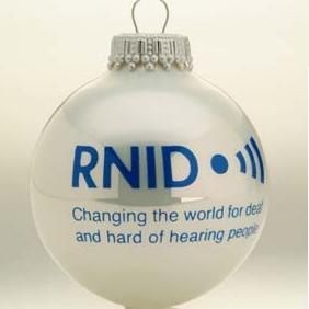 Picture of GLASS PROMOTIONAL BAUBLE in Shiny White.