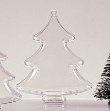 Picture of PROMOTIONAL PERSPEX CHRISTMAS TREE BAUBLE.