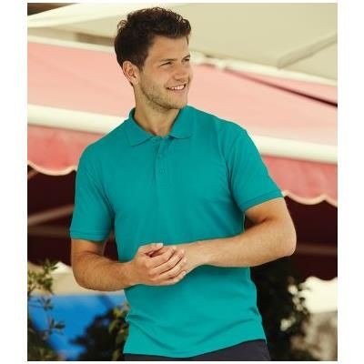 Picture of FRUIT OF THE LOOM POLY-COTTON PIQUE POLO SHIRT.