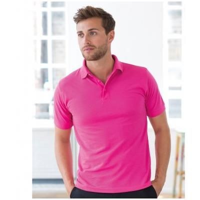 Picture of HENBURY HEAVY POLY-COTTON PIQUE POLO SHIRT