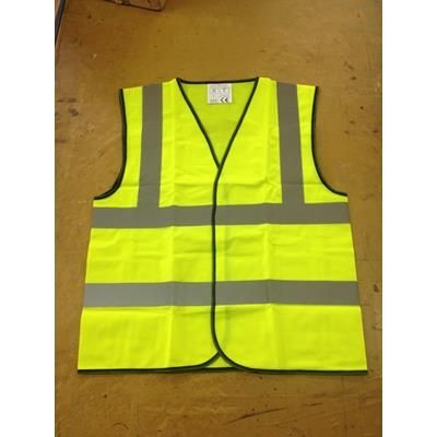 HIGH VISIBILITY REFLECTIVE VEST WAISTCOAT.