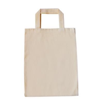 SUPER PREMIUM NATRAL MINI SHOPPER TOTE BAG.