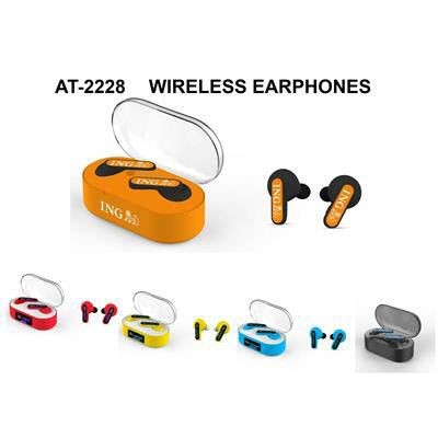 Picture of 2228 TRULY CORDLESS STEREO EARPHONES with Charger Box.