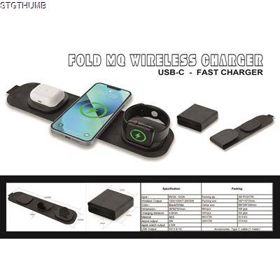 Picture of 3-IN-1 FOLDING CORDLESS CHARGER.