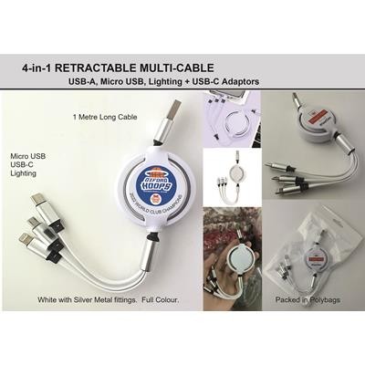 Picture of 4-IN-1 RETRACTABLE CHARGER CABLES.