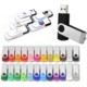 Picture of TWISTER USB FLASH DRIVE MEMORY STICK in Black & Silver