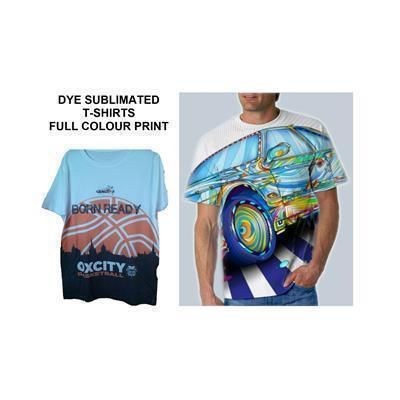 Picture of DYE SUBLIMATED WHITE TEE SHIRT.