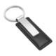 Picture of RECTANGULAR KEYRING with Black Faux Leather