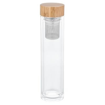 Picture of GLASS BOTTLE with Tea Strainer Sledge