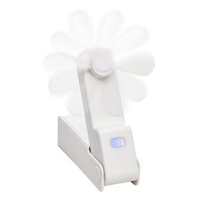 Picture of REEVES-JOLHOLM RECHARGEABLE MINI FAN in White.