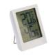 WHITE INDOOR WEATHER STATION HYGROMETER image 2