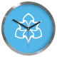 Picture of PARIS STAINLESS STEEL METAL WALL CLOCK