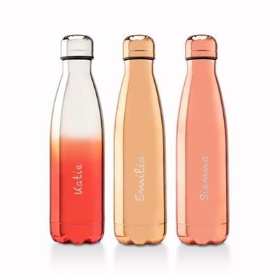 Picture of OASIS ELECTROPLATED THERMAL INSULATED STAINLESS STEEL METAL BOTTLE - 500ML.