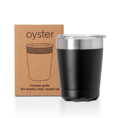 Picture of OYSTER 350ML RECYCLED STAINLESS STEEL METAL CUP