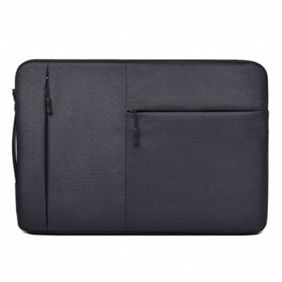 Picture of SHIELD RPET LAPTOP BAG in Black.