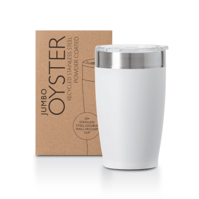 Picture of OYSTER JUMBO 500ML RECYCLED STAINLESS STEEL METAL CUP