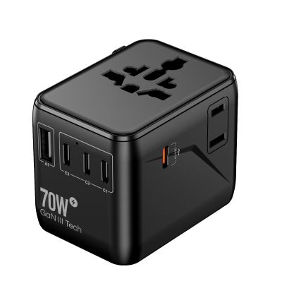 Picture of GAN 70W UNIVERSAL TRAVEL ADAPTER