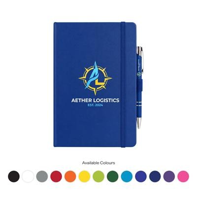 Picture of ALBANY NOTE BOOK AND PEN SET