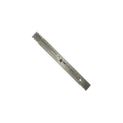 Picture of METAL SCALE RULER in Silver.