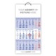 Picture of SHIPPING CALENDAR - COMPACT