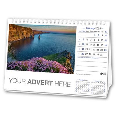 Picture of 12 LEAF A5 DESK CALENDAR