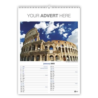 Picture of 12 LEAF MEMO CALENDAR