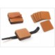 Picture of FAUX LEATHER COASTER SET OF 6 with Fastner
