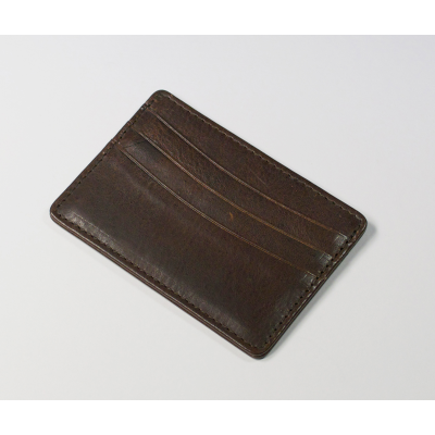Picture of ASHBOURNE CREDIT CARD HOLDER IN BROWN.