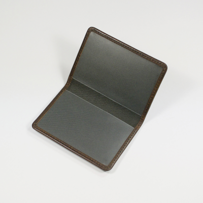 Picture of ASHBOURNE OYSTER CARD HOLDER IN BROWN RFID.