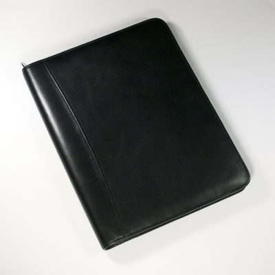 Picture of ECO-VERDE A4 ZIP FOLDER IN BLACK