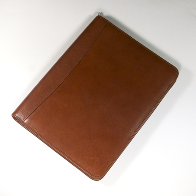 Picture of ECO-VERDE A4 ZIP FOLDER IN TAN