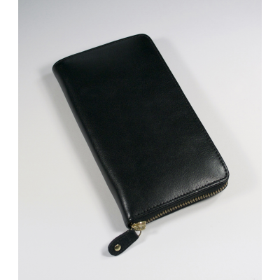 Picture of ECO-VERDE LEATHER PURSE IN BLACK.