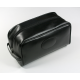 Picture of MALVERN GENUINE LEATHER TOILETRY WASH BAG in Black
