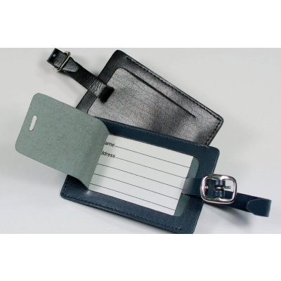 Picture of WARWICK RECTANGULAR LUGGAGE TAG IN NAVY
